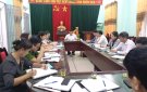 Chiều ngày 08/11/2022 Tổ công tác huyện làm việc với xã Thọ Lộc