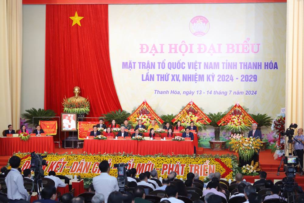 Đại hội đại biểu MTTQ Việt Nam tỉnh Thanh Hóa lần thứ XV, nhiệm kỳ 2024  2029