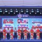 Dự án đường dây 500 kV mạch 3 vốn đầu tư gần 1 tỷ USD, với gần 520 km đường dây mạch kép giúp kéo điện ra miền Bắc, khánh thành sáng nay.