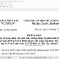 Thông báo niêm yết công khai